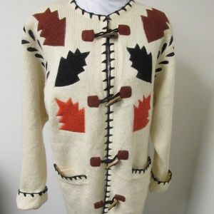 I B Diffusion Mohair Sweater Coat Size Small